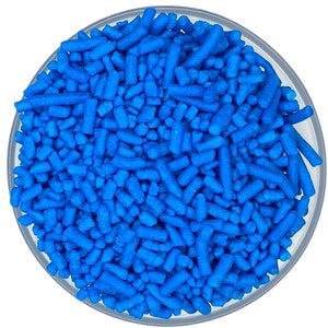Jimmies Sprinkles G Primary Blue Jimmies Sprinkles -- Edible Light Blue Cloud Blue Sprinkles Jimmies Crunchy Confetti SF