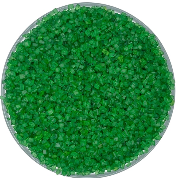 Cristalli di zucchero K Cristalli di zucchero verdi grossi