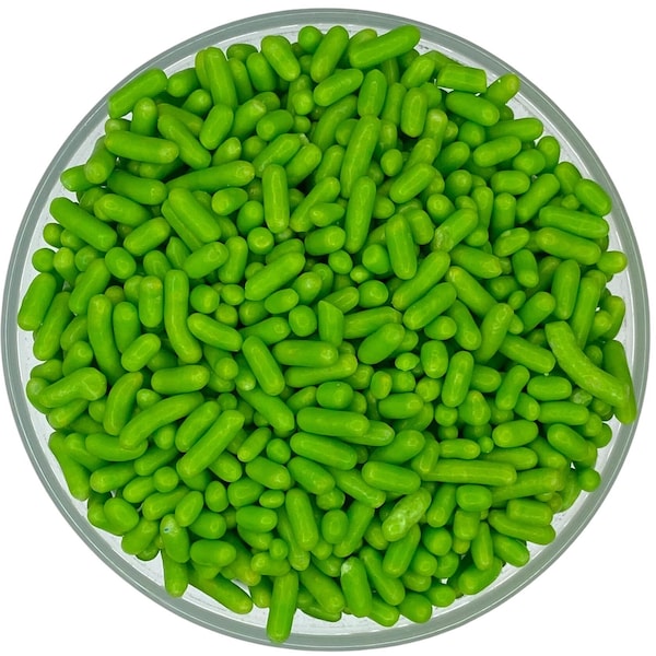 Jimmies Sprinkles F Lime Green Jimmies SF Sprinkles