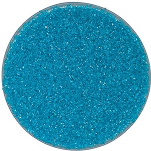 Sugar Crystals J Turquoise Pearl Sanding Sugar Crystals -- Birthday Teal Aqua Turquoise Sanding Sugar Colored Pearl Sugar Teal Sugar