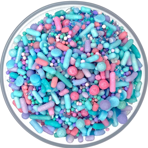 Mezcla para chispas iridiscentes con brillo