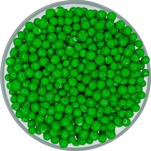 Pearls Crispy Green Pearls -- Edible Rainbow Pearls Red Orange Yellow Green Blue Purple Pearls ST