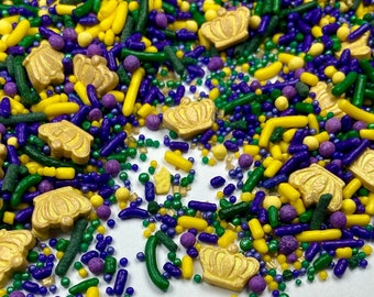 Sprinkle Mix Mardi Gras King Sprinkle Mix