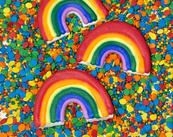 Rainbows Sprinkle Mix -- Baby Shower Birthday Sprinkle Mix Pride Sprinkle Mix Red Orange Yellow Blue Green Purple Sprinkles Cute Mix Rainbow