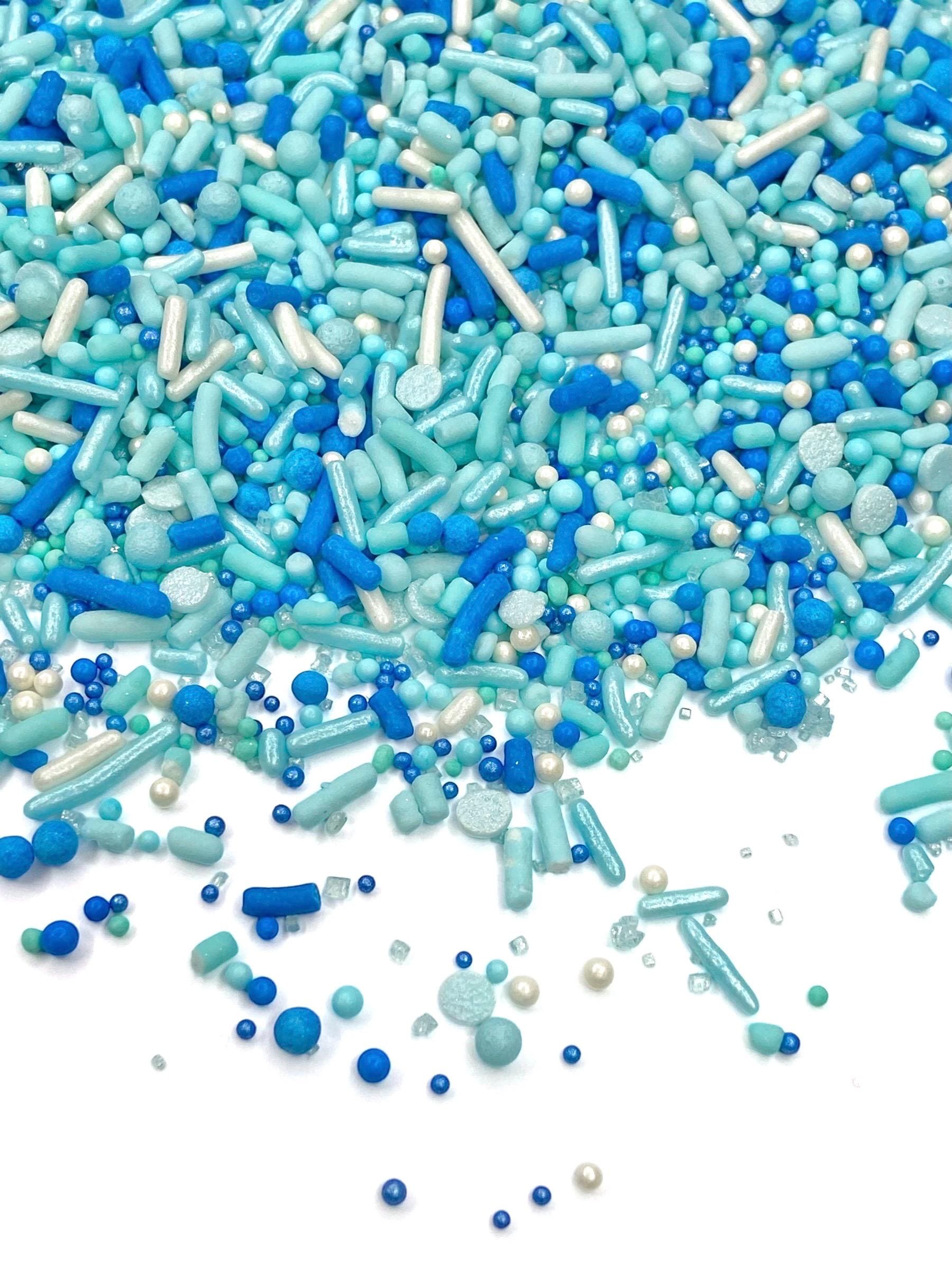Sprinkle Rice Blue Sprinkle Mix Blue Baby Sprinkle Mix - Etsy