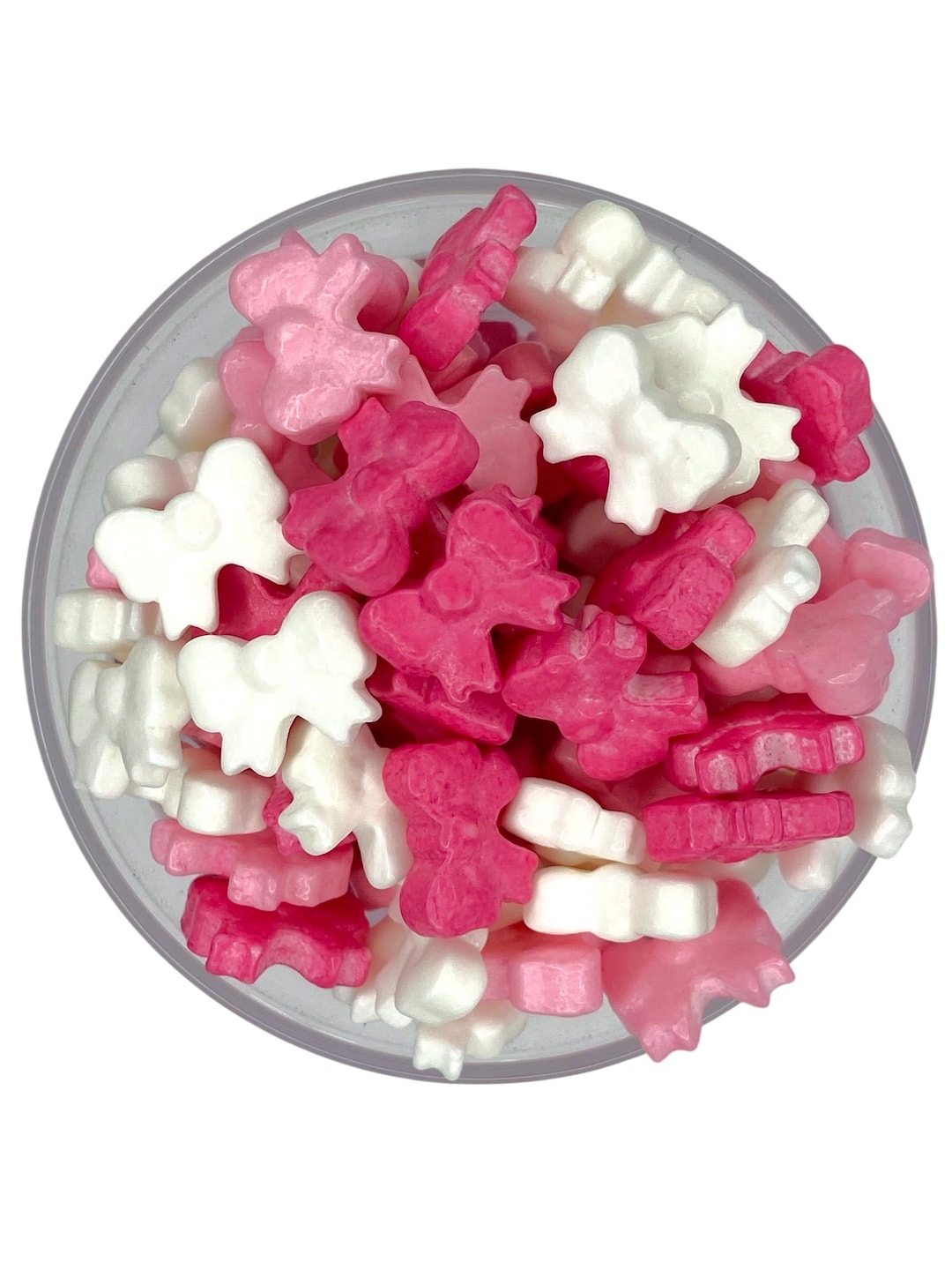 Sprinkle Ribon Sprinkles Ribbon Bow Pink White Dark Pink Sprinkles - Etsy