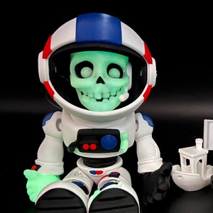 Flexi Skeleton Astronaut w/ Glow-in-the-Dark Bones