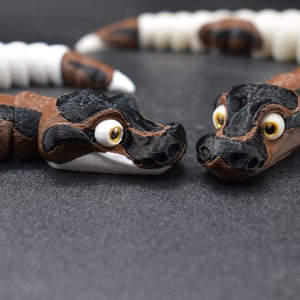 Glow Flexi gevlekte babybalpython - 3D-geprint