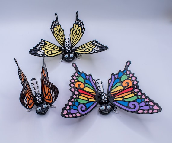 Articulated Butterfly 3D Print - Etsy