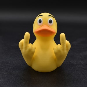 3PCS Middle Finger Ducks, Flippin' Ducks Middle Finger Small Yellow Ducks  Plastic Middle Finger Flipped Ducks (3pcs)