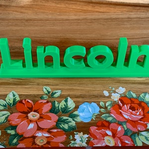 3D Printed Custom Nameplate