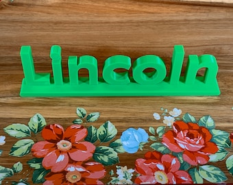 3D Printed Custom Nameplate