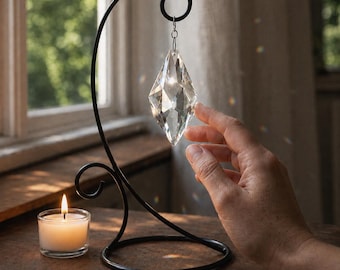 Sympathy Suncatcher with Stand, Crystal Memorial Gift for Loss of Loved One, Bereavement or Condolence Gift
