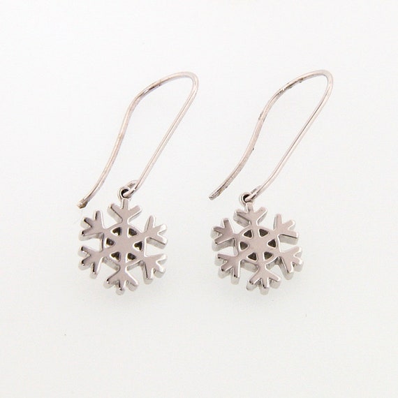 Snowflake Drop Earrings