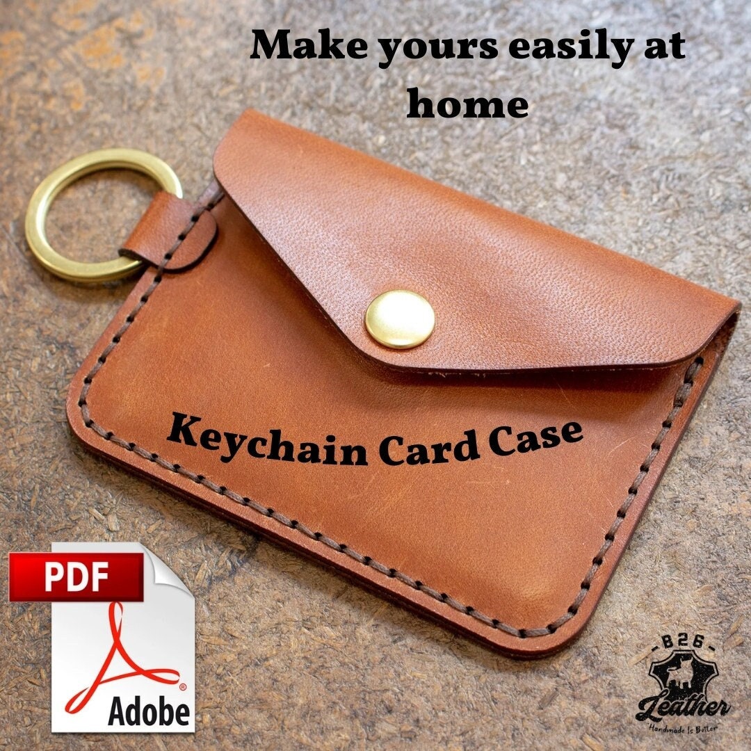 Made to Order Leather Coin Card Pouch Keychain