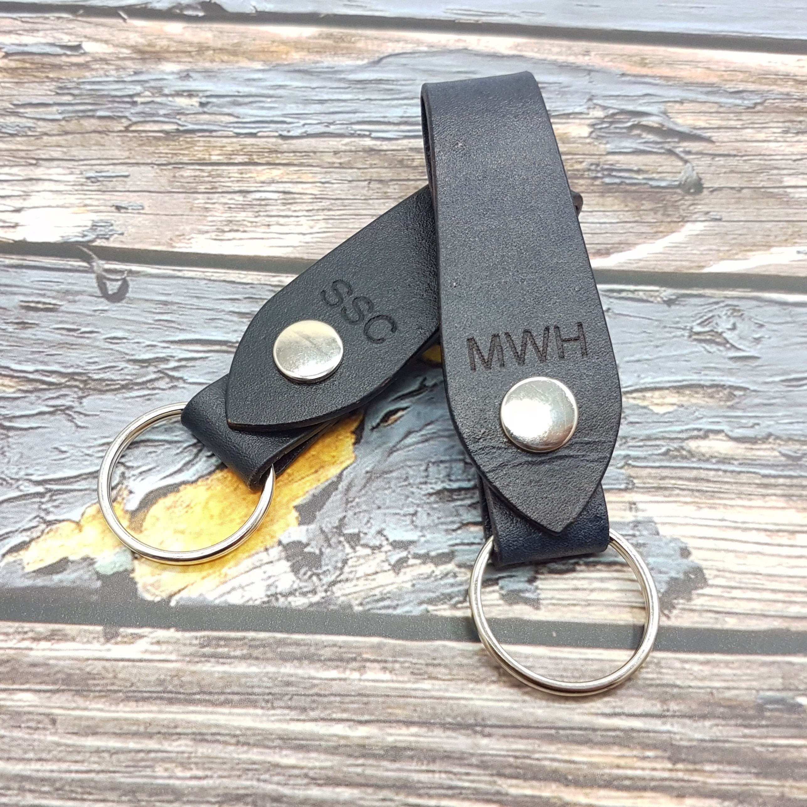Leather KeyringHandcrafted Leather Belt Loop KeyringSecure Etsy