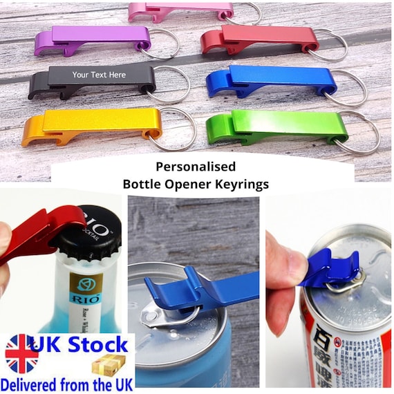 Bottle Opener Keyring-mini Bottle Opener-personalised Bottle Opener-drinks Can  Opener-pocket Bottle Opener, Compact Convenient Opener 