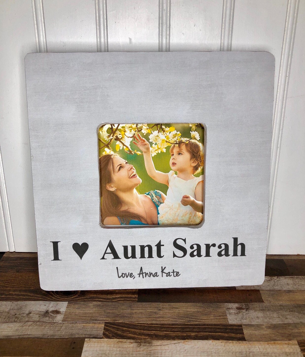 Aunt picture frame Aunt birth announcement Aunt Birthday Etsy