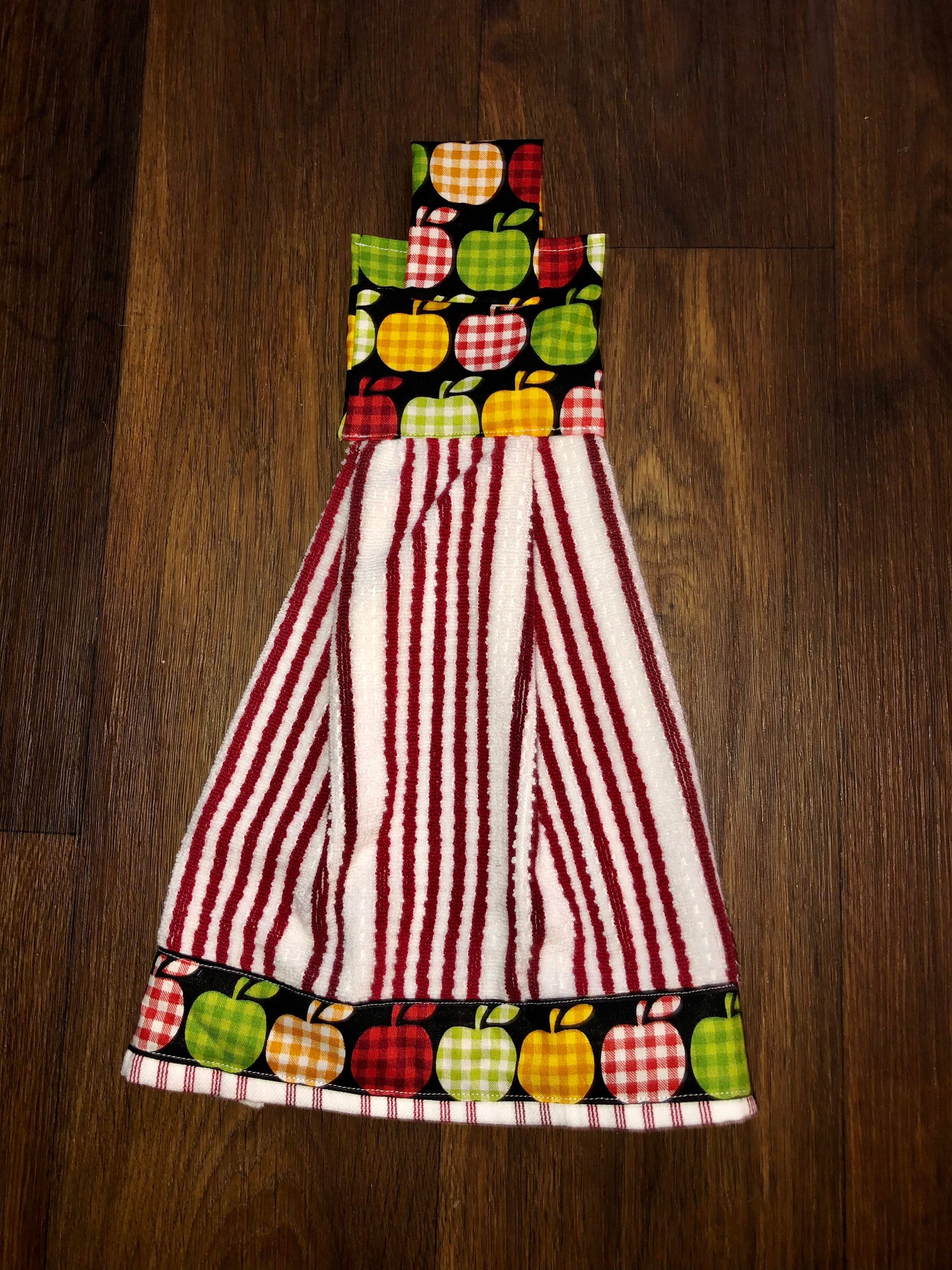 Kitchen hanging towel oven door towel dish towel sewn gift Etsy