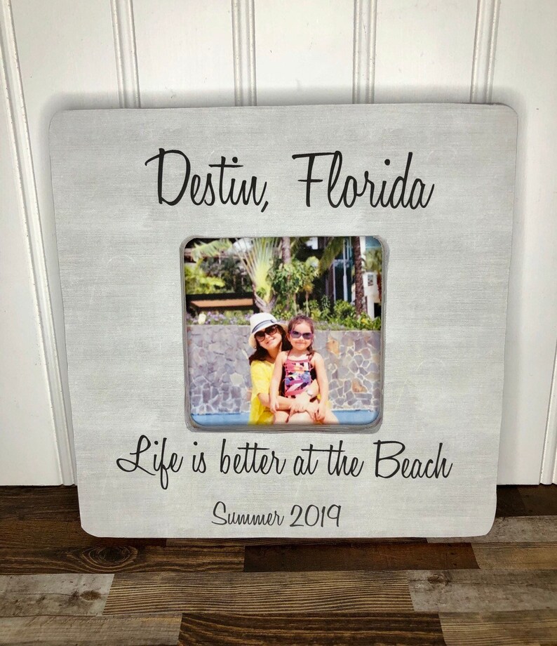 Vacation Picture Frame Beach Picture Frame Gift Etsy