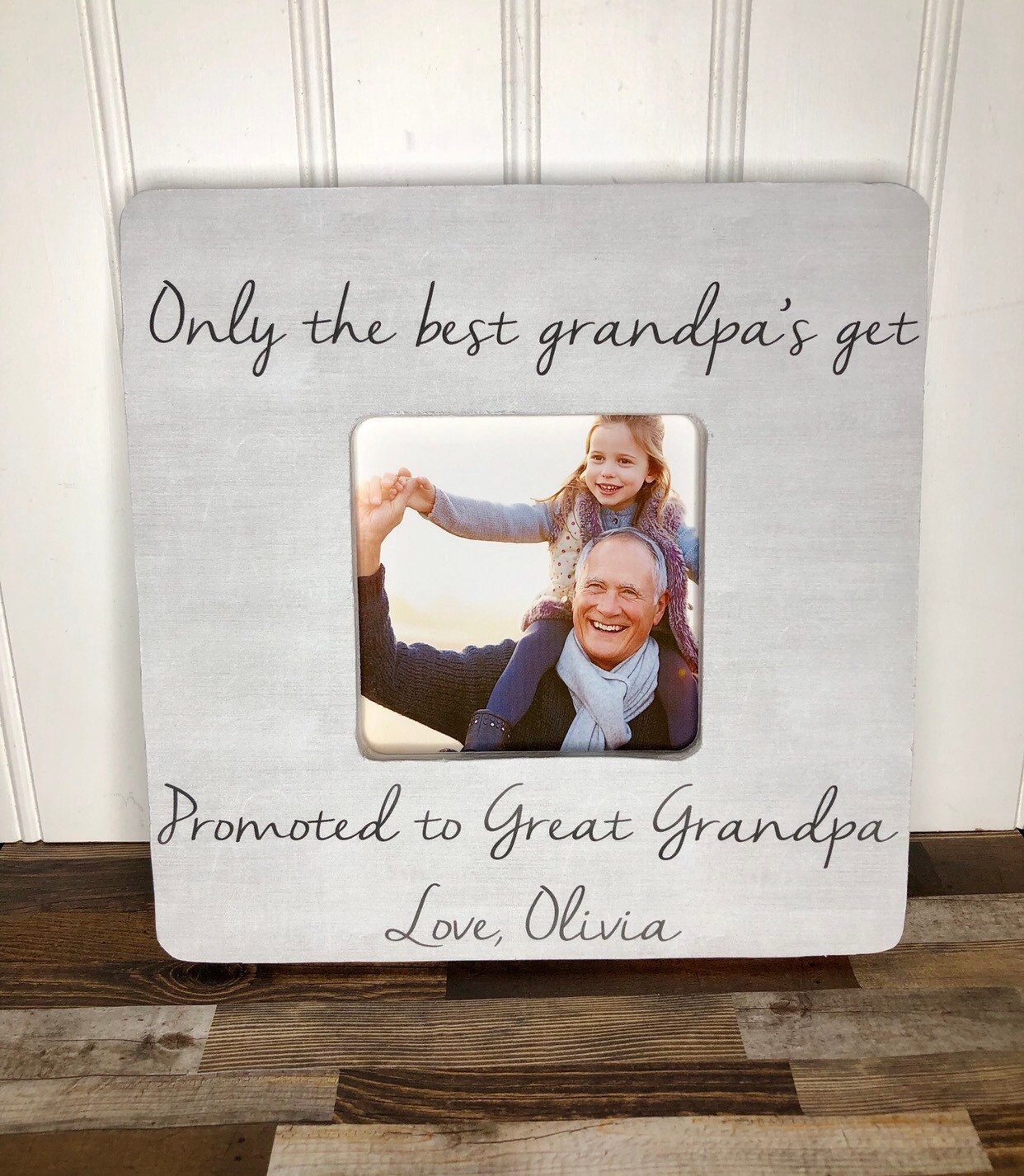 Grandfather picture frame Great Grandfather Gift personalized Etsy