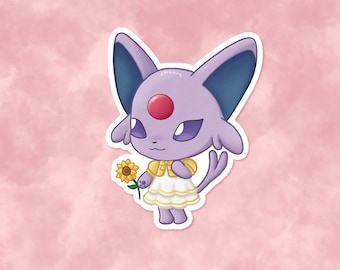 Espeon ACxPKMN Aufkleber - Matt, Vinyl