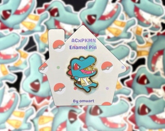 Totodile ACxPKMN Enamel Pin