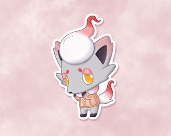 Hisuian Zorua ACxPKMN Sticker - Matte, Vinyl