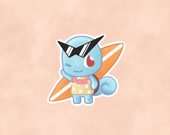 Squirtle ACxPKMN Sticker - Matte, Vinyl