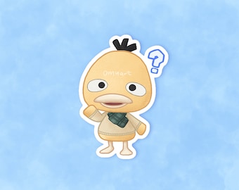 Psyduck ACxPKMN Aufkleber - Matt, Vinyl