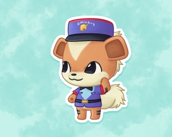 Naklejka Growlithe ACxPKMN – matowa, winylowa