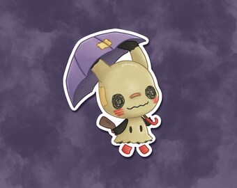 Mimikyu ACxPKMN Sticker - Matte, Vinyl