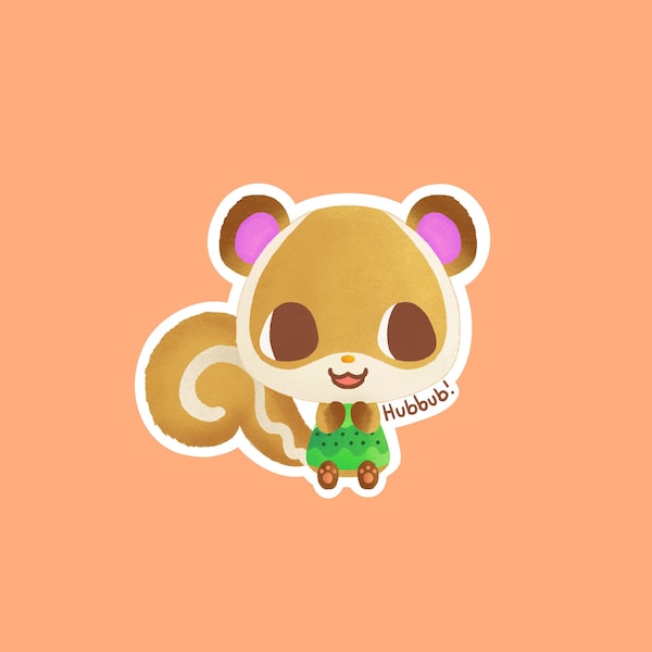 Cute Sylvana Animal Crossing Sticker - Matte, Vinyl