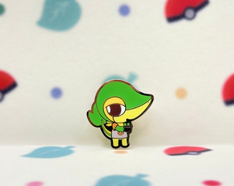 Snivy ACxPKMN Enamel Pin