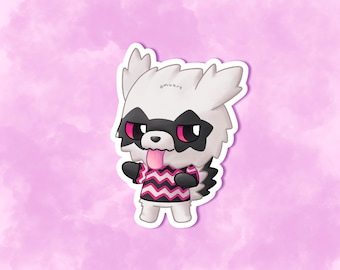 Galarian Zigzagoon ACxPKMN Sticker - Matte, Vinyl