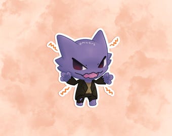Haunter ACxPKMN Sticker - Matte, Vinyl