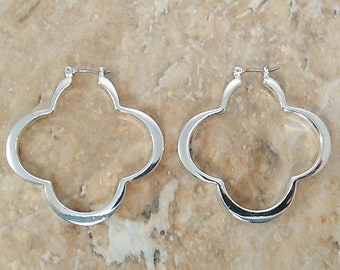Quatrefoil Hoops Etsy