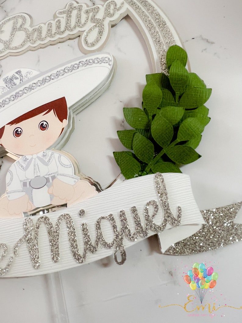 Mi Bautizo Boy or Baby Charro Cake Topper Baby Charro Etsy Ireland