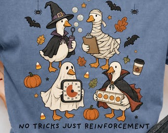 Halloween Goose Aba Png No Tricks Just Reinforcement Rbt Png Bcba Png Behavior Therapist Design Behavior Analyst Goose Png Digital Download