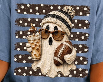 Football Ghost Png Game Day Png Coquette Ghost Png Football Season Png Preppy Ghost Png Halloween Ghost Png Digital Download