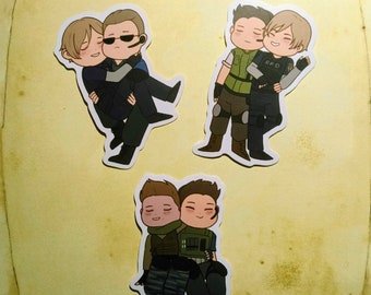 Resident Evil Couple Stickers | Chreon, Nivanfield, and Weskennedy