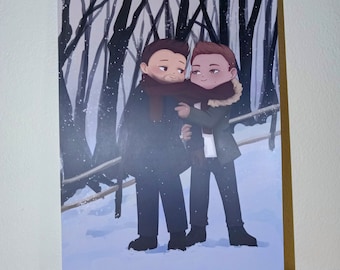 Nivanfield in Winter | Chris Redfield and Piers Nivans | A4 Matte Print