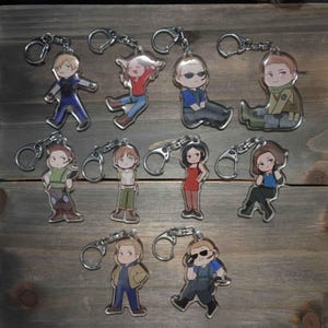 Resident Evil Chibi Keychains | Set 1 | 2.5" Acrylic Charms