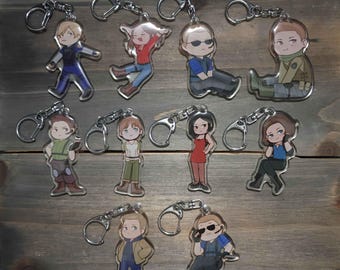 Resident Evil Chibi Keychains | Set 1 | 2.5" Acrylic Charms