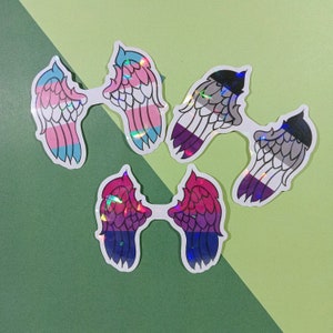 Flügel des Stolzes | LGBTQ+ Pride Sticker