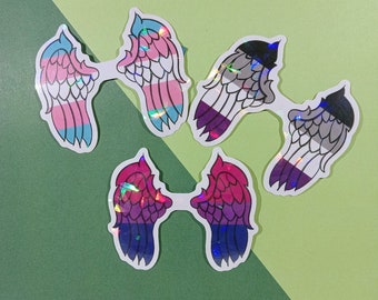 Wings of Pride | LGBTQ+ Pride Stickers