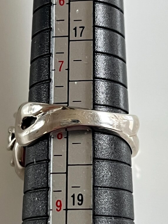 Peridot Cocktail Ring in Sterling Silver with Flo… - image 6