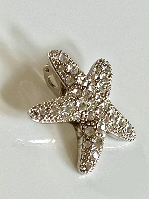 Kenneth Jay Lane KJL Vintage Silver-tone Tropical… - image 2