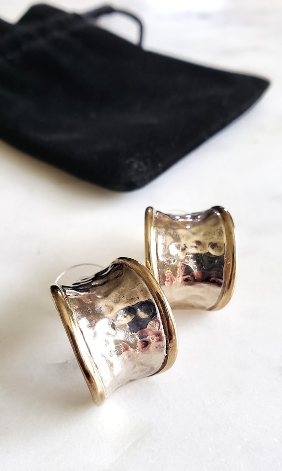Joan Rivers Vintage Gold and Silver Stamped Half H