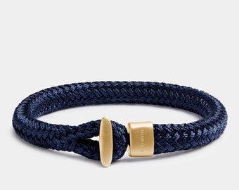 Surfer Rope Bracelet for Men - Nautical Navy Twist, Ideal Surf Gift, Simple Bracelet for Him